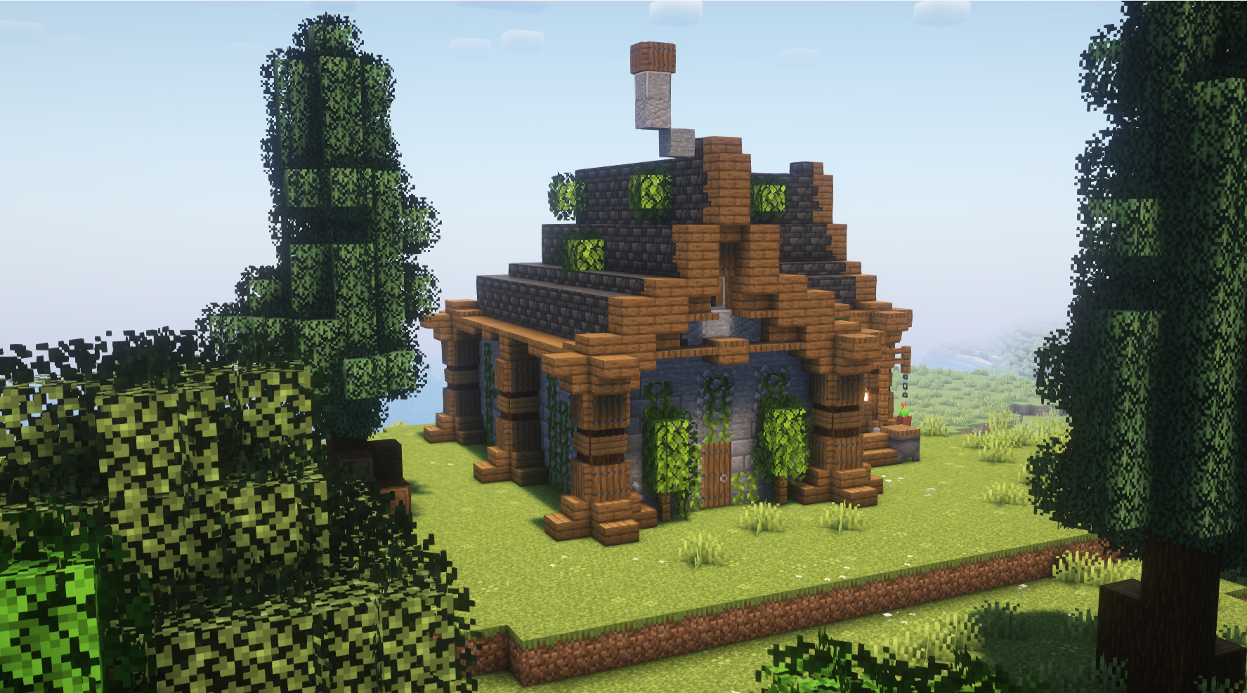 Minecraft Country house  – key image